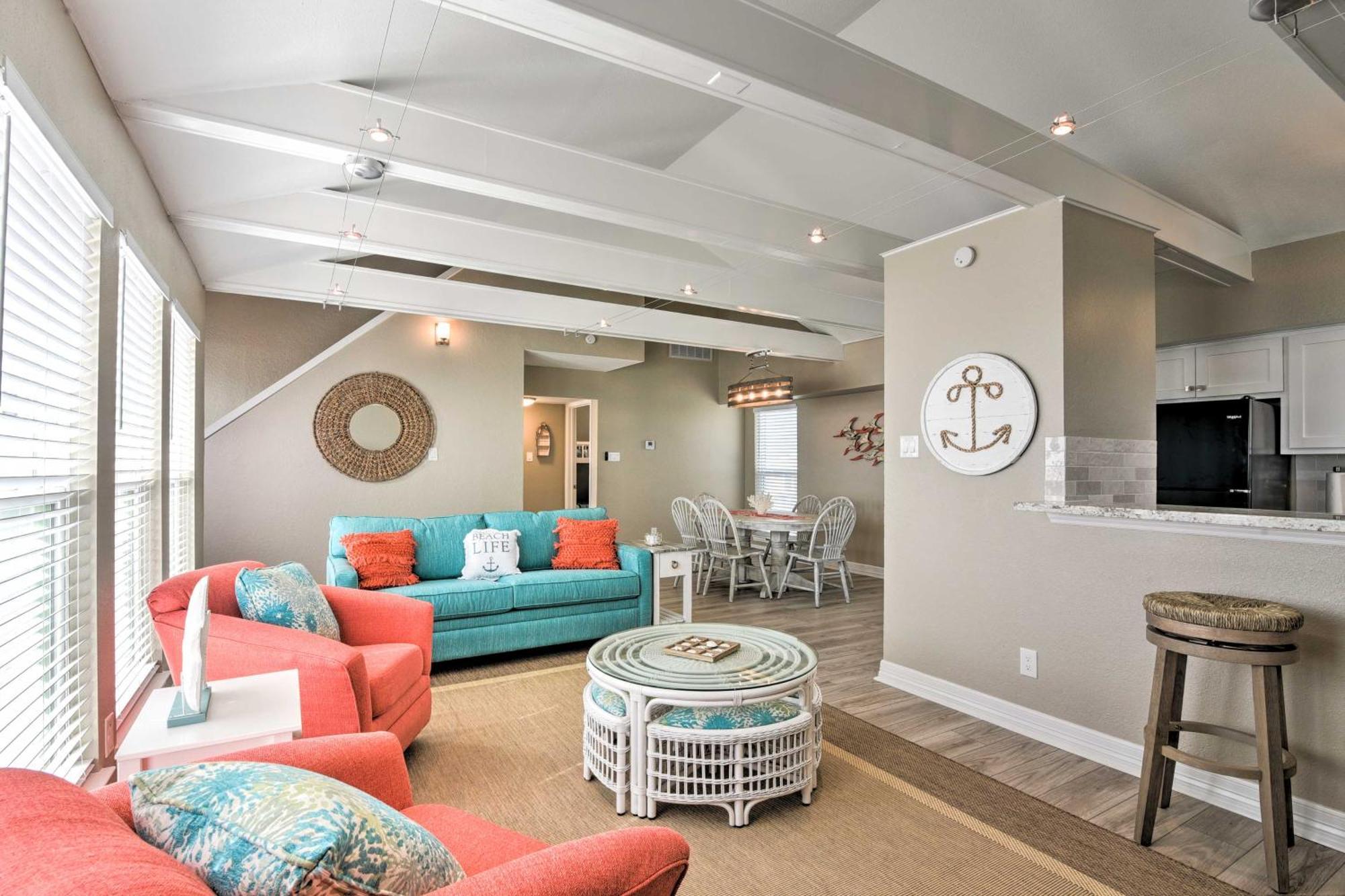Beachfront Galveston Oasis Balconies, Ocean View! Zewnętrze zdjęcie