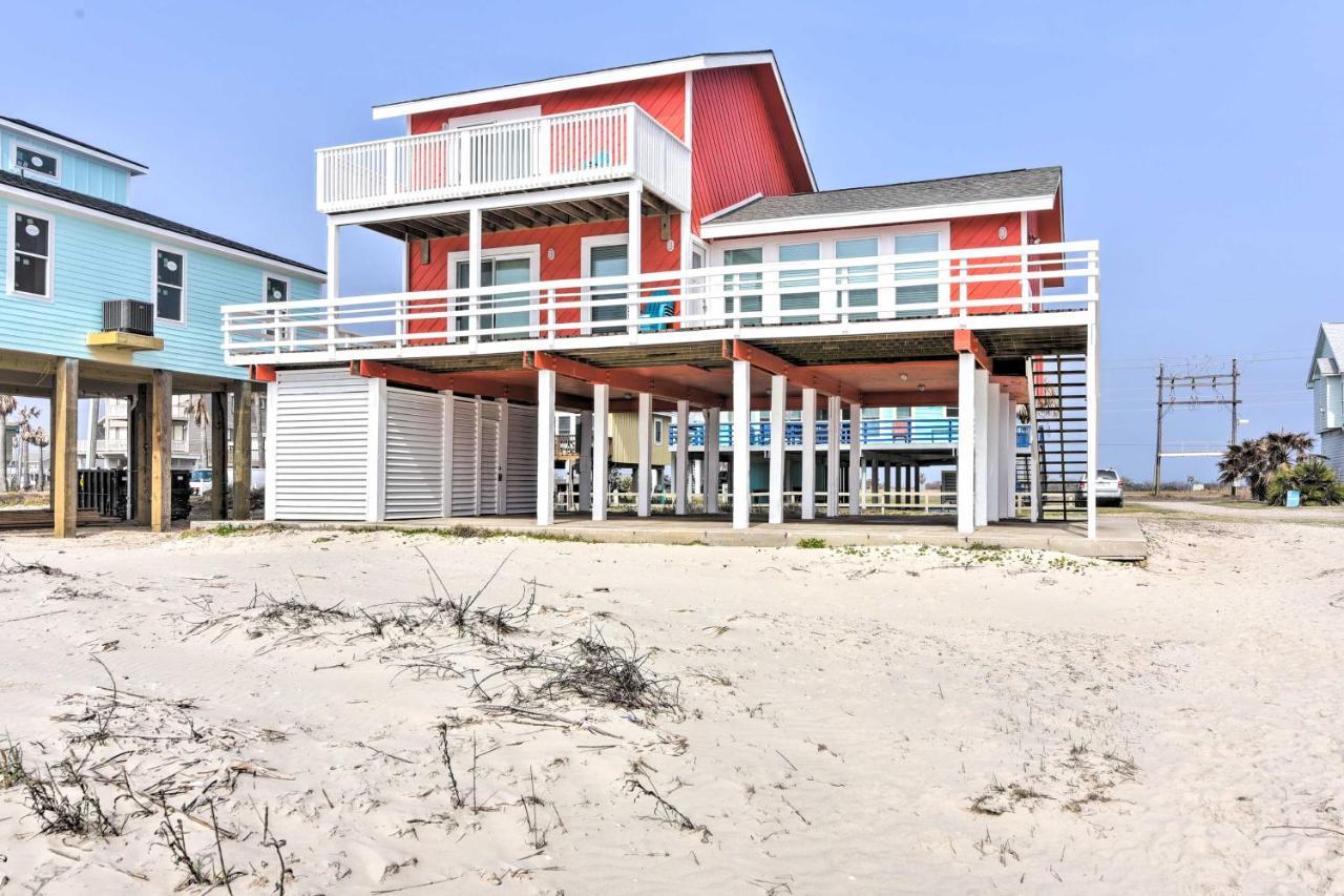 Beachfront Galveston Oasis Balconies, Ocean View! Zewnętrze zdjęcie
